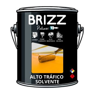 Pintura de alto tráfico solvente